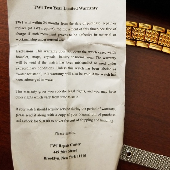 Three piece watch set. Burgi Brand new set. - Picture 4 of 4